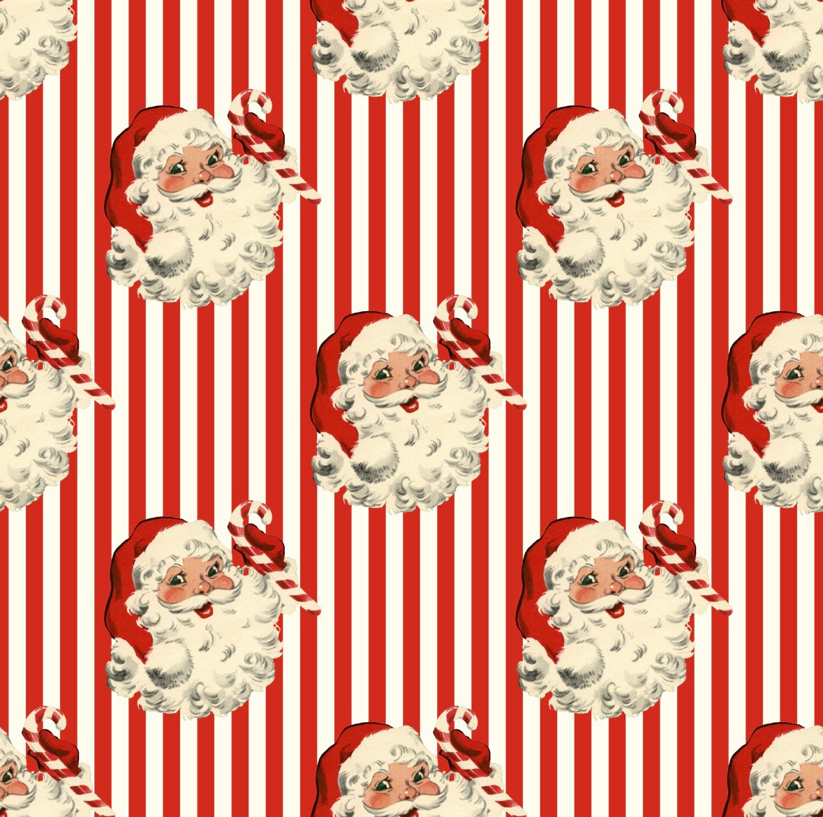 River & Ray Co. Bamboo Sleeper| Candy Cane Santa