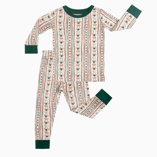 River & Ray Co.  Bamboo 2 Piece Set | Ribbon Candy