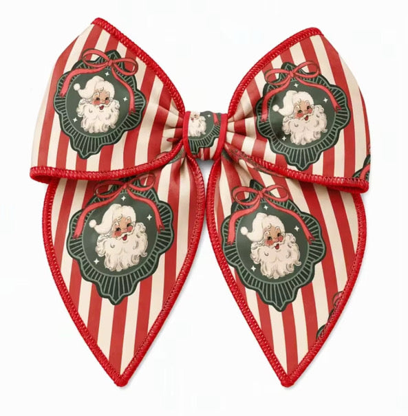 Christmas Alligator Claw Bows